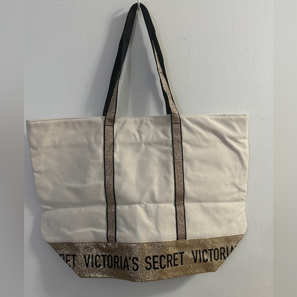 NWT VICTORIAS SECRET TOTE Canvas Bag - Picture 5 of 11